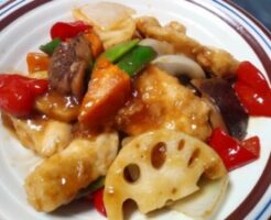 ウワサのお客さまのレシピ・ピリ辛酢鶏