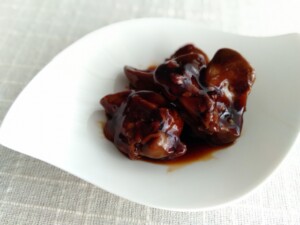 きょうの料理ビギナーズのレシピ・鶏レバーの赤ワイン煮