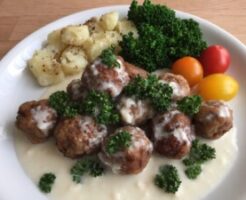 キューピー3分クッキングのレシピ・北欧風ミートボール