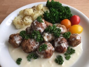 キューピー3分クッキングのレシピ・北欧風ミートボール