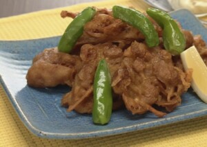 キューピー3分クッキングのレシピ・なめこフリット／にんじんソテー＆ふんわりモッツァレラ