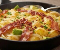 青空レストランのレシピ・アボカドガーリックチーズ炒め