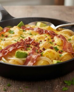 青空レストランのレシピ・アボカドガーリックチーズ炒め