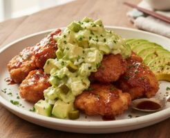 青空レストランのレシピ・アボカドタルタルのチキン南蛮
