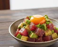 青空レストランのレシピ・アボカドユッケ