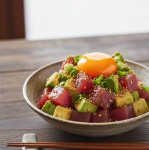 青空レストランのレシピ・アボカドユッケ