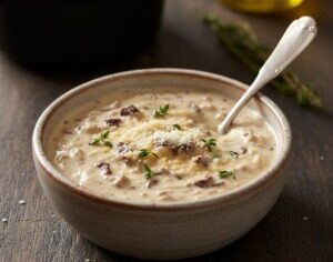 あさイチのレシピ・ポルチーニ茸と生クリームのタレ