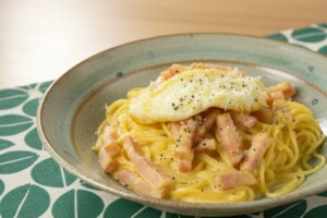 ぺこもぐキッチンのレシピ・カルボナーラ