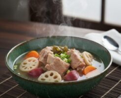 DAIGOも台所のレシピ・スペアリブとさつまいものスープ