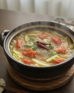 あさイチのレシピ・トマトとうがらしみそ鍋
