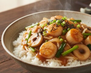 ノンストップのレシピ・ホタテあんかけご飯