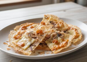 ひるおびのレシピ・ライスペーパーの数の子チーズおかかせんべい