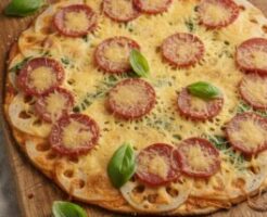 青空レストランのレシピ・レンコンピザ