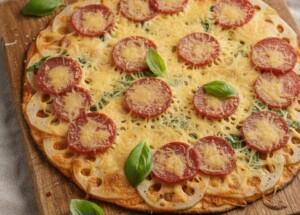 青空レストランのレシピ・レンコンピザ