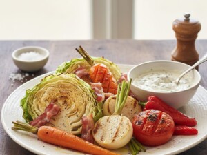 なないろ日和のレシピ・冬野菜のローストサラダ