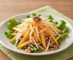 どさんこワイド179のレシピ・大根と柿のサラダ