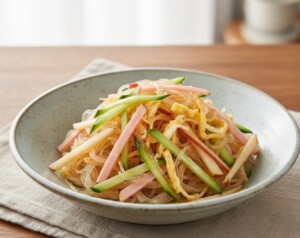 青空レストランのレシピ・奥州ロマンの春雨サラダ