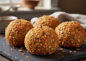 あさイチのレシピ・柿の種ギョーザ