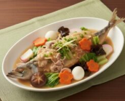 ZIPのレシピ・秋刀魚の丸ごと揚げ西京みそあんかけ