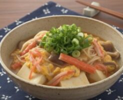 DAIGOも台所のレシピ・豆腐のカニカマあんかけ