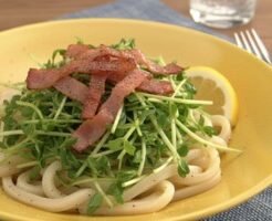 DAIGOも台所のレシピ・豆苗うどん