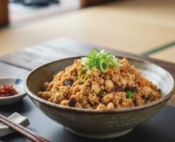 キューピー3分クッキングのレシピ・鶏豆腐そぼろ