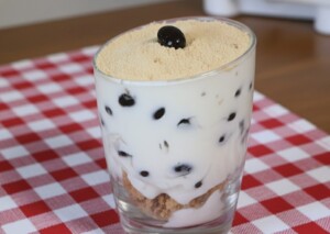 ひるおびのレシピ・黒豆きなこの和チーズデザート