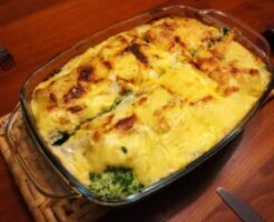 キューピー3分クッキングのレシピ・ほうれん草とリコッタチーズのカネロニ