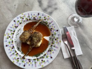 キューピー3分クッキングのレシピ・ラムの香草パン粉焼き