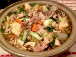 どさんこワイド179のレシピ・キノコと鶏肉のすいとん鍋