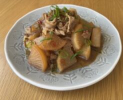 あさイチのレシピ・半干し大根と豚肉のうま煮