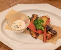 ZIPのレシピ・彩り野菜グリルスティックの濃厚バーニャカウダ