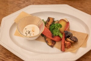 ZIPのレシピ・彩り野菜グリルスティックの濃厚バーニャカウダ