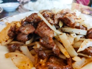 昼めし旅のレシピ・マグロの玉ネギ炒め