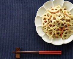 昼めし旅のレシピ・レンコンとニンジンの紅白炒めなます