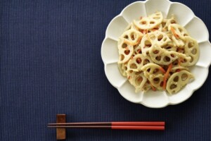 昼めし旅のレシピ・レンコンとニンジンの紅白炒めなます