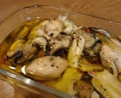 どさんこワイド179のレシピ・牡蠣と舞茸のオイル漬け