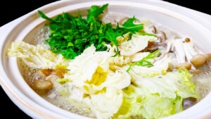 ノンストップのレシピ・白菜のヨーグルト漬け酸っぱ鍋