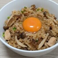 ぽかぽかのレシピ・TKG炊き込みご飯