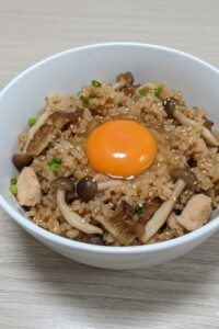 ぽかぽかのレシピ・TKG炊き込みご飯