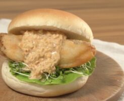 きょうの料理のレシピ・うま辛フィッシュバーガー