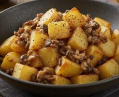 きょうの料理のレシピ・きのこポテト