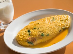 きょうの料理のレシピ・たくあんオムレツ