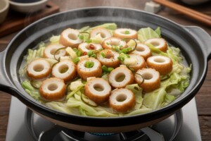 どさんこワイド179のレシピ・ちくわキャベツ鍋