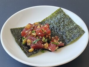 ノンストップのレシピ・まぐろ和え 海苔巻き