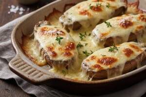 なないろ日和のレシピ・エリンギのチーズ焼き