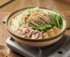 どさんこワイド179のレシピ・ゴマちゃんこ鍋