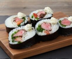 ZIPのレシピ・デミ玉牛トロ巻き