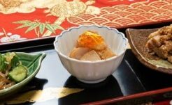 キューピー3分クッキングのレシピ・ピリ辛たたきごぼう蛇腹きゅうりとくらげのあえもの酔っぱらい帆立