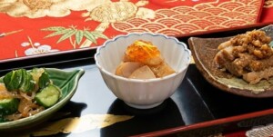 キューピー3分クッキングのレシピ・ピリ辛たたきごぼう蛇腹きゅうりとくらげのあえもの酔っぱらい帆立